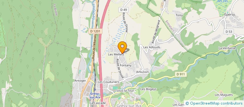 localisation de l'entreprise LS METAL à GRESY-SUR-AIX