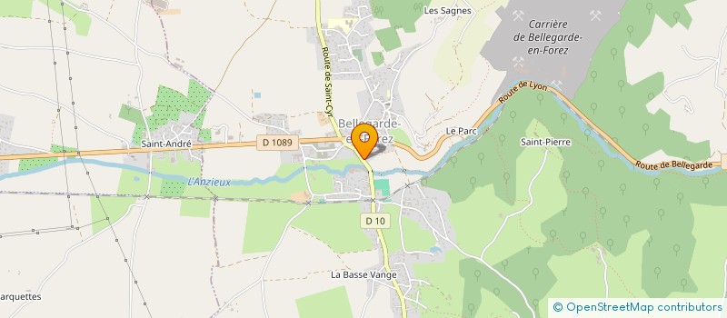 localisation de l'entreprise LS METALLERIE  BELLEGARDE-EN-FOREZ