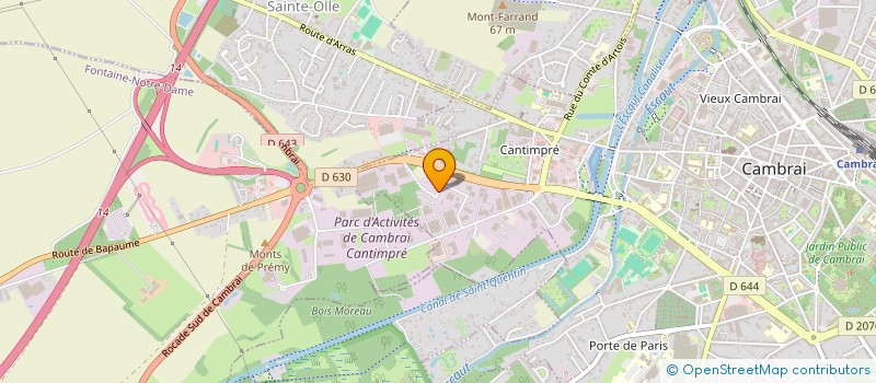 localisation de l'entreprise LS MOBILIER à CAMBRAI