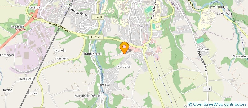localisation de l'entreprise LS MORLAIX LOISIRS SPORTIFS MORLAIX à PLOURIN-LES-MORLAIX