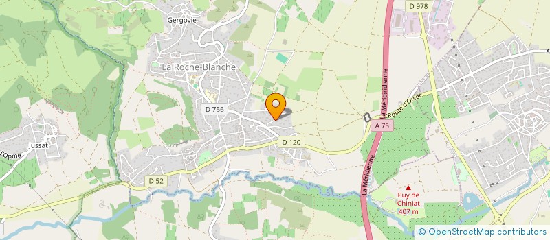 localisation de l'entreprise LS MOZAC  ORCET