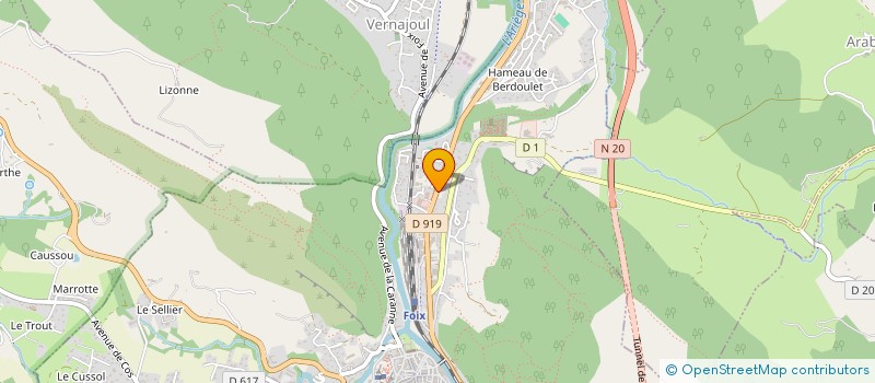 localisation de l'entreprise LS OCCASIONS à FOIX