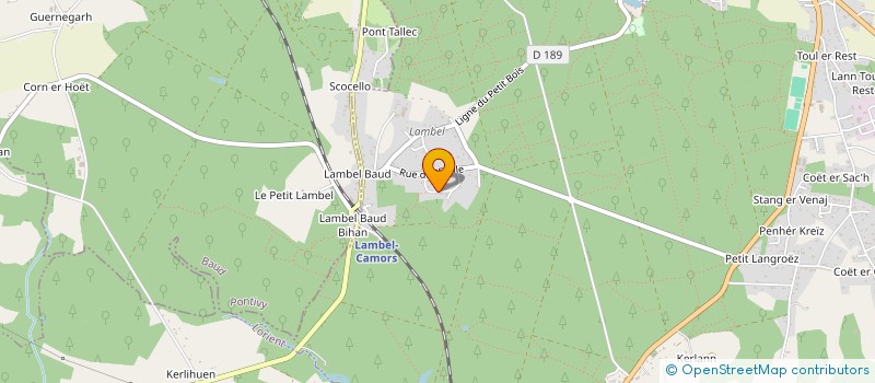 localisation de l'entreprise LS PAYSAGES  CAMORS