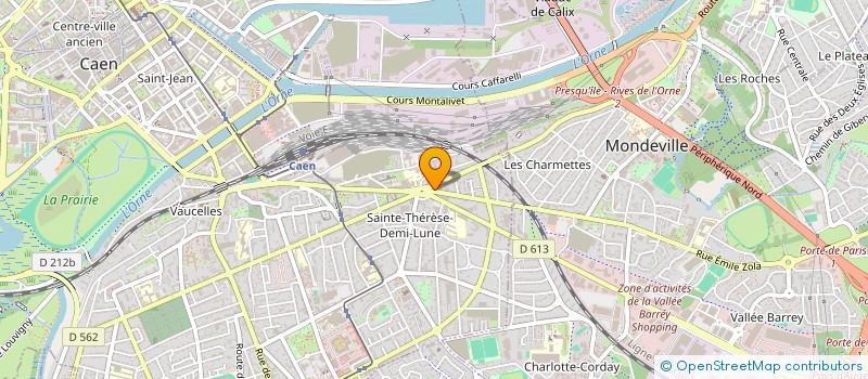 localisation de l'entreprise LS PIZZA à CAEN