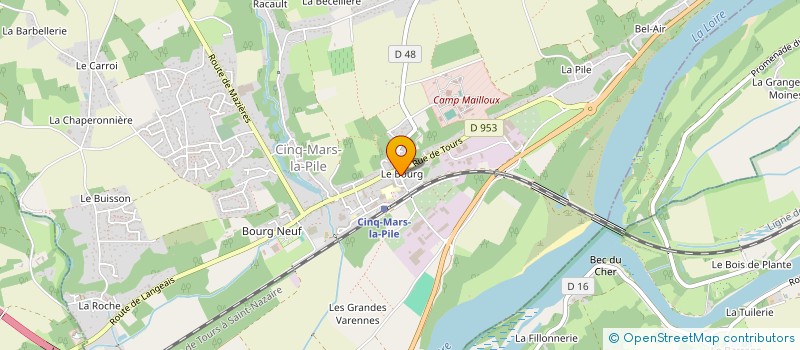 localisation de l'entreprise LS PRO  CINQ-MARS-LA-PILE