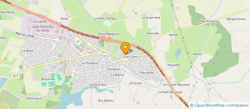 localisation de l'entreprise LS PROJETS à THEIX-NOYALO