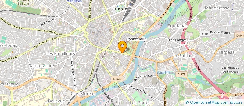 localisation de l'entreprise LS RENOV à LIMOGES