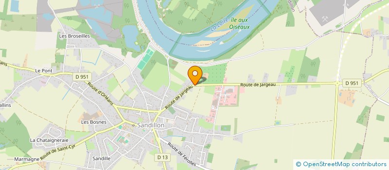 localisation de l'entreprise LS RENOV' à SANDILLON