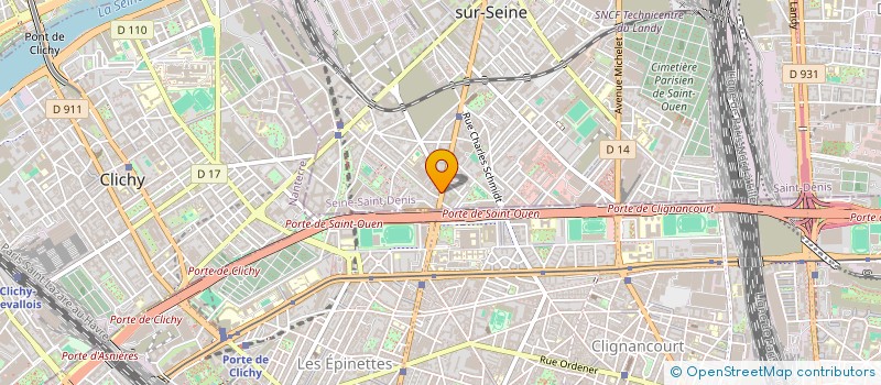 localisation de l'entreprise LS RENOVATION à SAINT-OUEN-SUR-SEINE