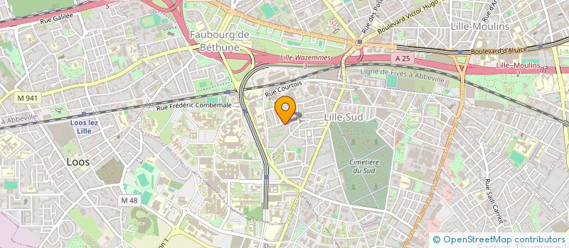 localisation de l'entreprise LS RENT CARS  LILLE