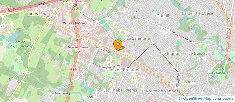 localisation de l'entreprise LS RESA à ORVAULT
