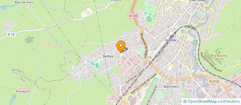 localisation de l'entreprise LS RESTAURANT à AURILLAC