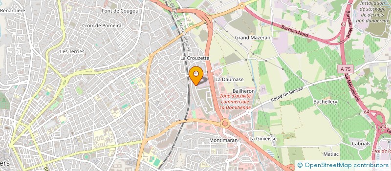 localisation de l'entreprise LS SANTE  BEZIERS