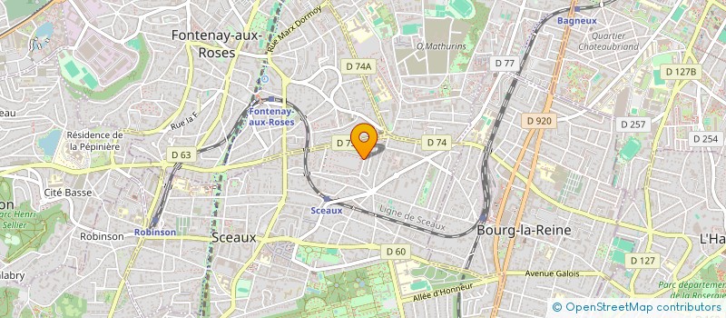 localisation de l'entreprise LS SELECT à SCEAUX