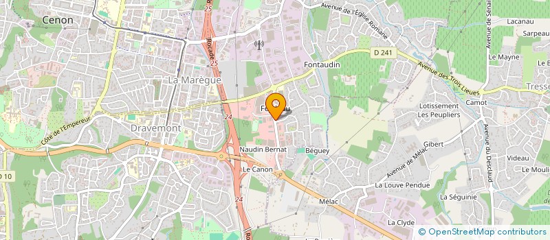 localisation de l'entreprise LS SOCIAL à ARTIGUES-PRES-BORDEAUX
