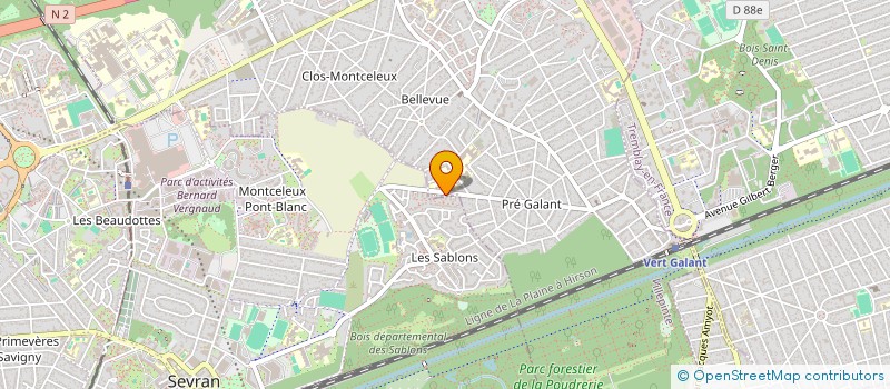 localisation de l'entreprise LS SOLUTIONS à SEVRAN