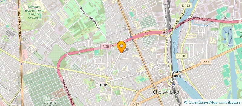 localisation de l'entreprise LS TALENT AGENCY  THIAIS