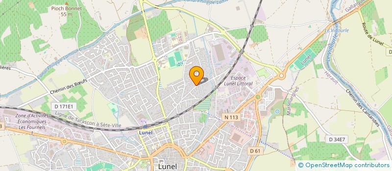 localisation de l'entreprise LS THETIK à LUNEL
