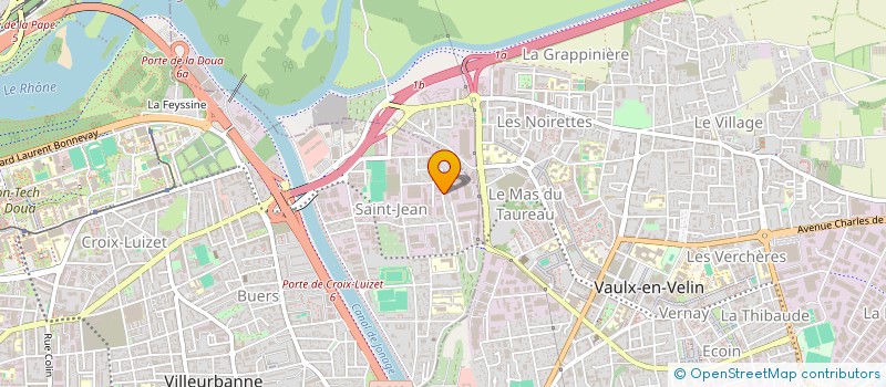 localisation de l'entreprise LS TRANSPORT EXPRESS  VILLEURBANNE