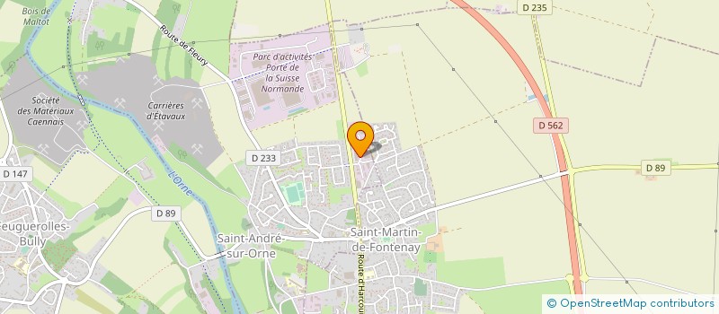 localisation de l'entreprise LS TRANSPORTS  SAINT-ANDRE-SUR-ORNE