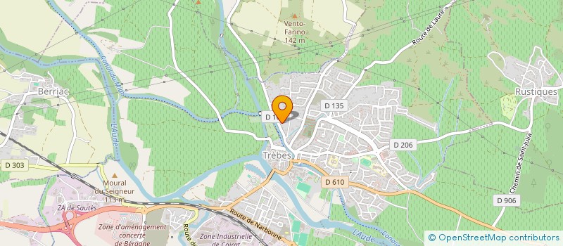 localisation de l'entreprise LS TRANSPORTS  TREBES