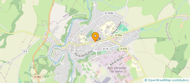 localisation de l'entreprise LS UN EFFET CHIC à SEMUR-EN-AUXOIS