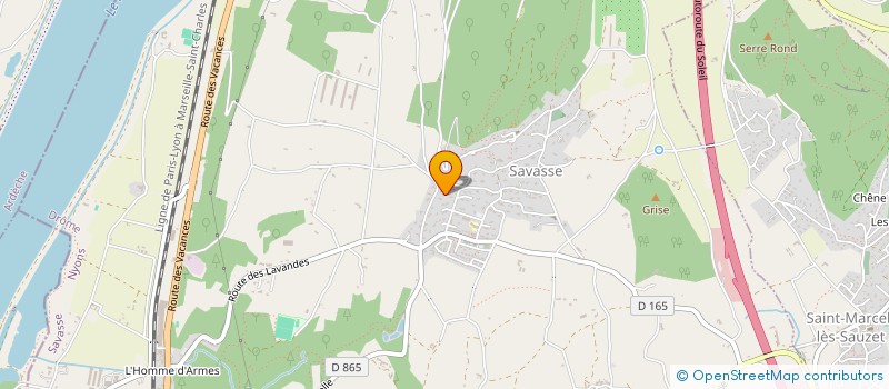 localisation de l'entreprise LS VAL  SAVASSE