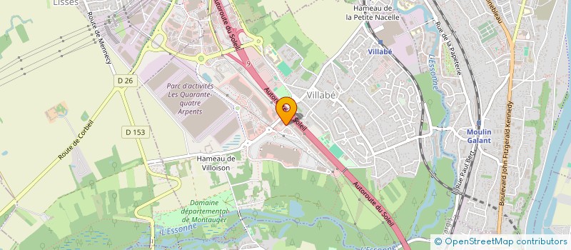 localisation de l'entreprise LS VILLABE  VILLABE