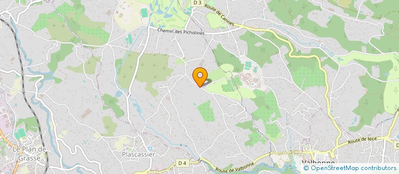 localisation de l'entreprise LS2A  CHATEAUNEUF-GRASSE