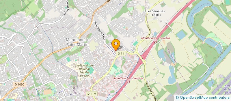 localisation de l'entreprise LS2B' CONSULTING à MONTBONNOT-SAINT-MARTIN