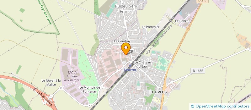 localisation de l'entreprise LS2EC CONSULTING  LOUVRES