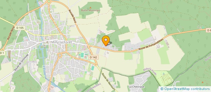localisation de l'entreprise LS2J à MILLY-LA-FORET
