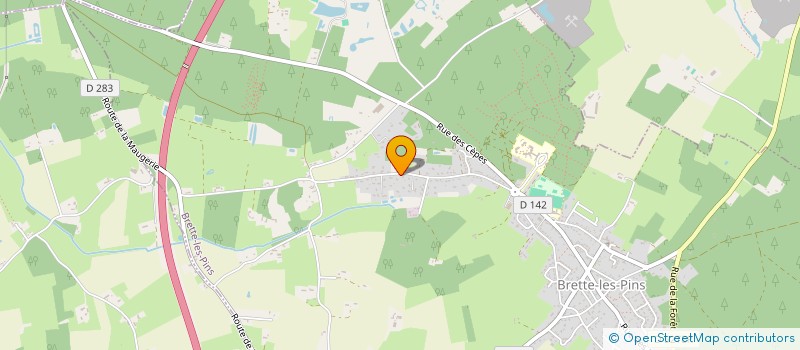 localisation de l'entreprise LS2M  BRETTE-LES-PINS