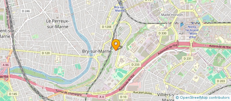 localisation de l'entreprise LS2M à BRY-SUR-MARNE