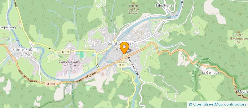 localisation de l'entreprise LS2R  SAINT GENIEZ D'OLT ET D'AUBRAC