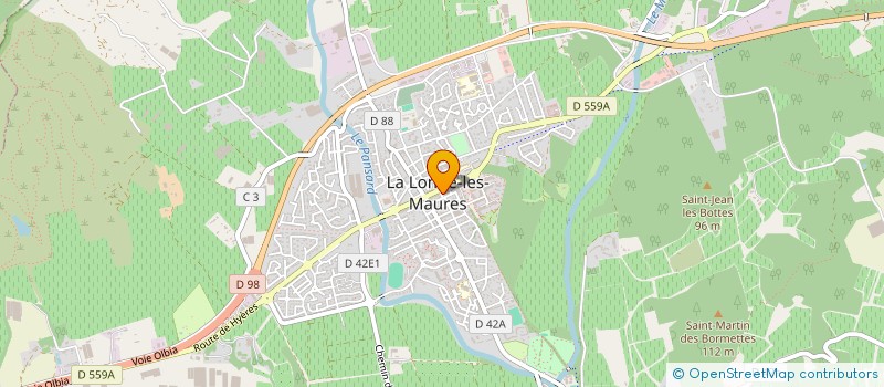 localisation de l'entreprise LS2T  LA LONDE-LES-MAURES