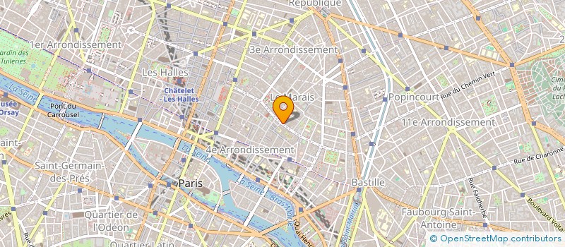 localisation de l'entreprise LSA à PARIS