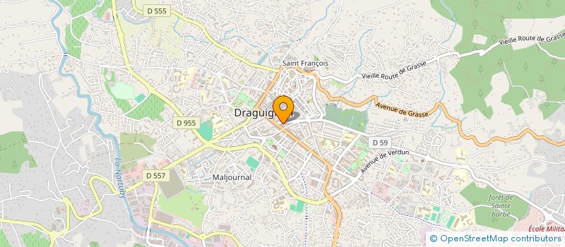 localisation de l'entreprise LSA  DRAGUIGNAN