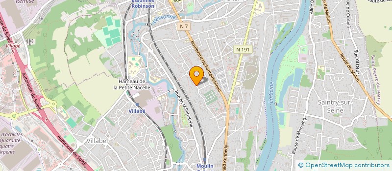 localisation de l'entreprise LSA à CORBEIL-ESSONNES