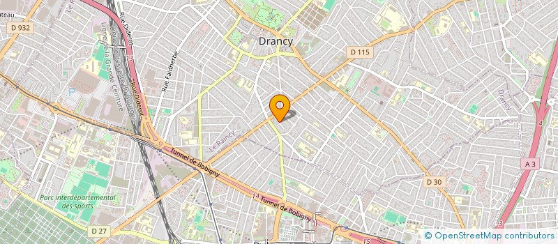 localisation de l'entreprise LSA  DRANCY