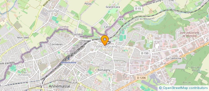 localisation de l'entreprise LSA  VILLE-LA-GRAND