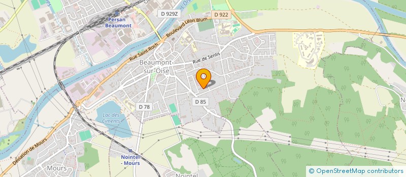 localisation de l'entreprise LSA BATIMENT  BEAUMONT-SUR-OISE