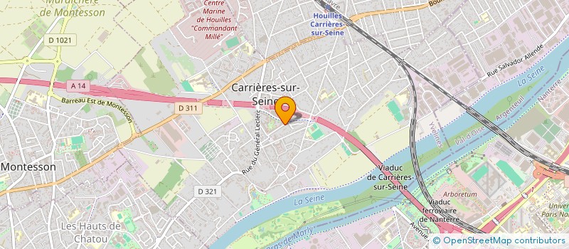 localisation de l'entreprise LSA ENERGIES CONSULTING à CARRIERES-SUR-SEINE