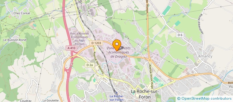 localisation de l'entreprise LSA FRANCHISE à LA ROCHE-SUR-FORON