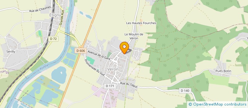 localisation de l'entreprise LSA MARTIN à ETIGNY