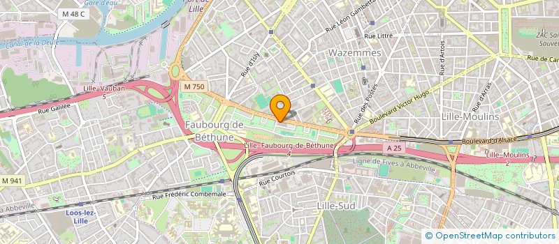localisation de l'entreprise LSA SYSTEMS à LILLE