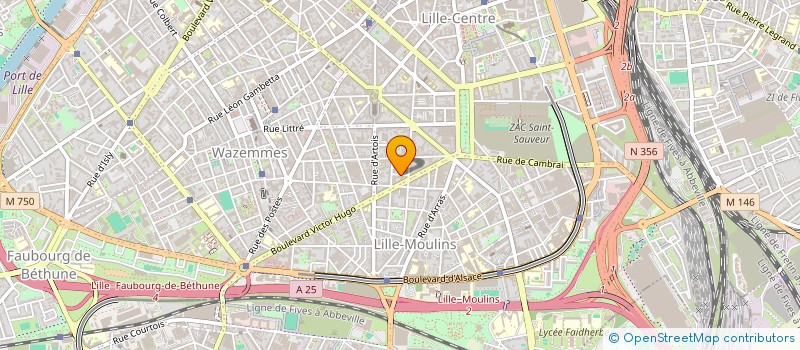 localisation de l'entreprise LSANTE  LILLE