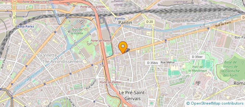 localisation de l'entreprise LSB EXPRESS  BOBIGNY