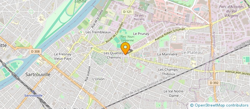 localisation de l'entreprise LSB PRO SERVICES  SARTROUVILLE