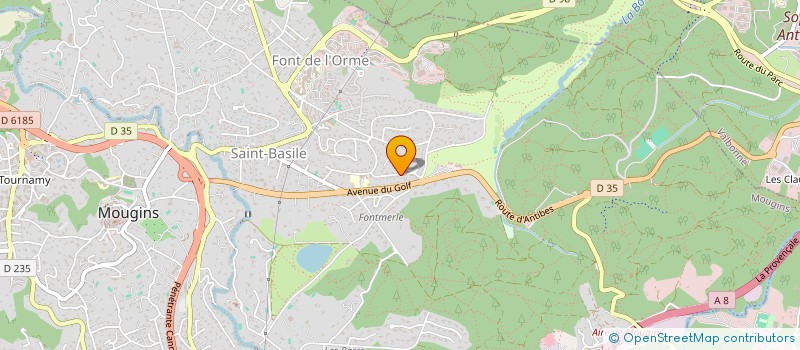 localisation de l'entreprise LSBC à MOUGINS